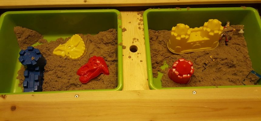 Ganz neu: Kinetic Sand und Spieltisch für spannende Experimente