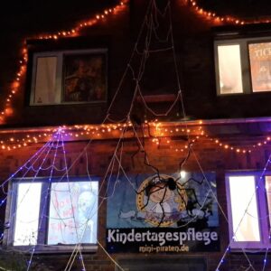 Kindertagespflege wird zum Halloween-Haus